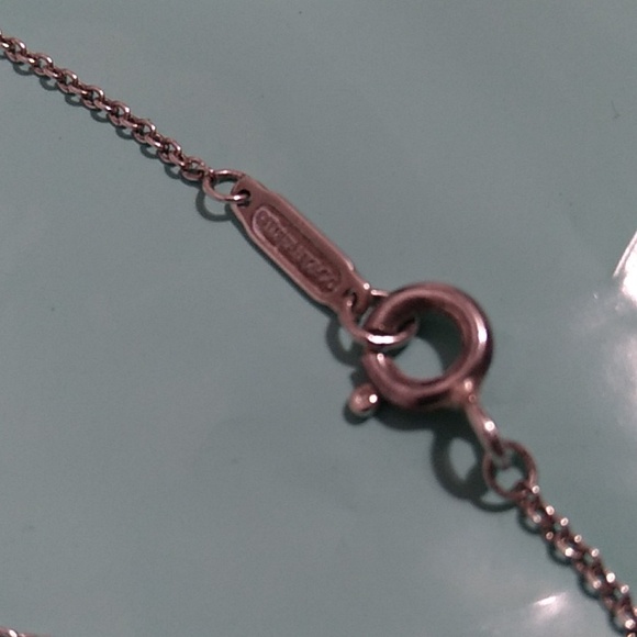 SALE! Authentic Tiffany & Co. Sterling Silver Love Heart Necklace Bead Pendant - Picture 3 of 9